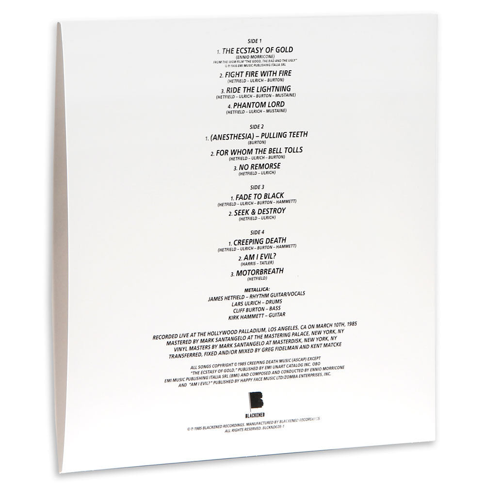 Ride The Lightning (Deluxe 4lp+6cd+Dvd) Ltd.